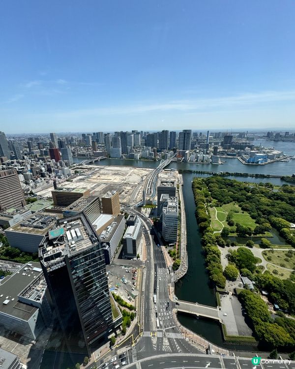 汐留46樓的免費觀景臺