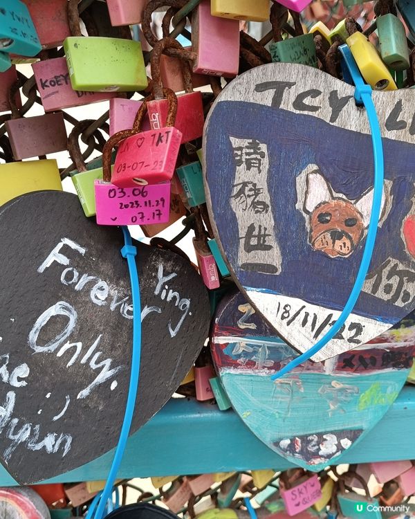 港版愛情鎖牆！超浪漫和震撼