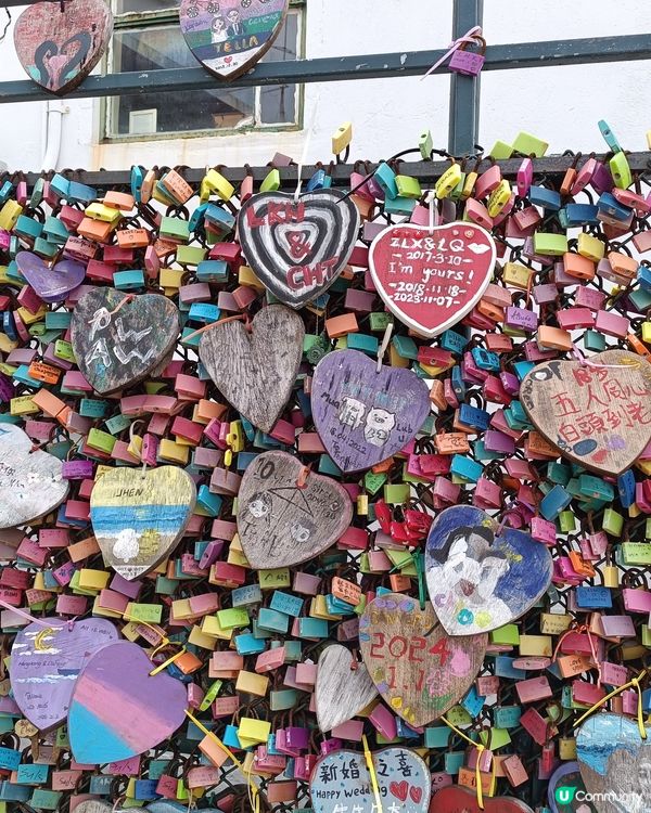 港版愛情鎖牆！超浪漫和震撼