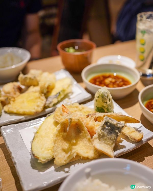 福岡天神地下街 超抵食天婦羅午市定食