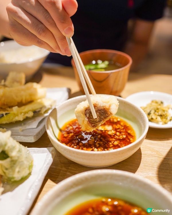 福岡天神地下街 超抵食天婦羅午市定食
