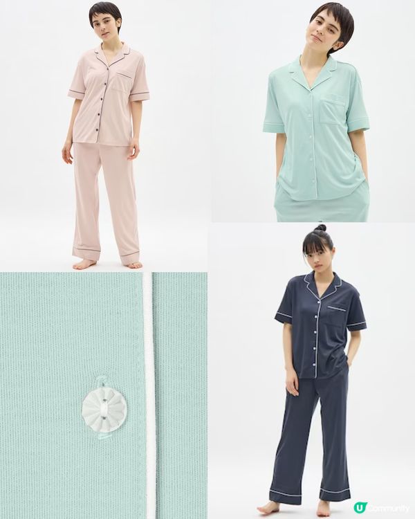 日本GU聯乘SABON推清爽薄荷產品🌬️🍃必入精美涼感睡衣🩵