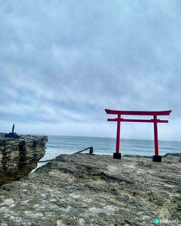 在海邊上的鳥居⛩️