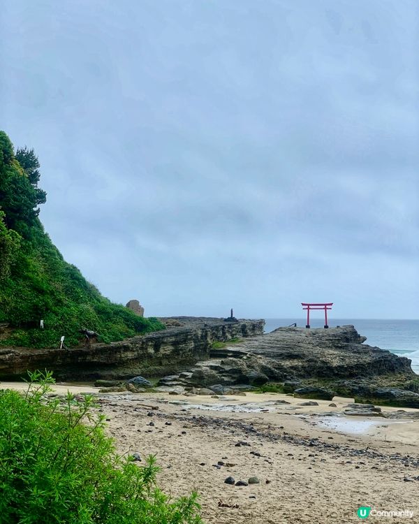 在海邊上的鳥居⛩️