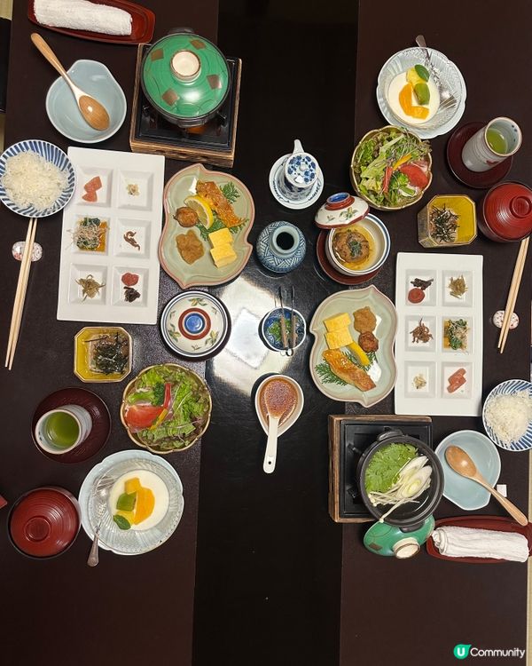 油布院山燈館既職員好友善,我地揀左18:30 食懷石料理,換...