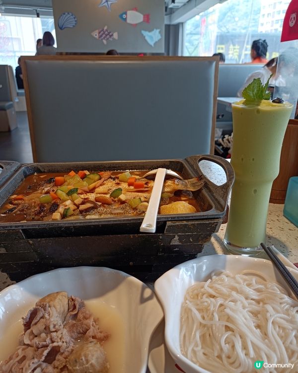 條加州鱸魚冇鮮甜味肉質好鞋湯淨係得豉油味