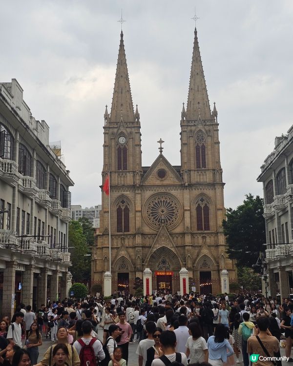 🚄坐高鐵。遊廣州⛪聖心大教堂