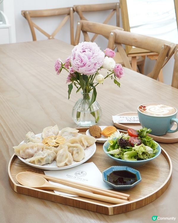 元朗最新日光咖啡店🌸唯美花花餃子伴咖啡