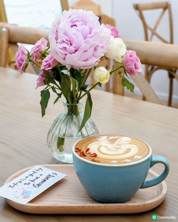 元朗最新日光咖啡店🌸唯美花花餃子伴咖啡