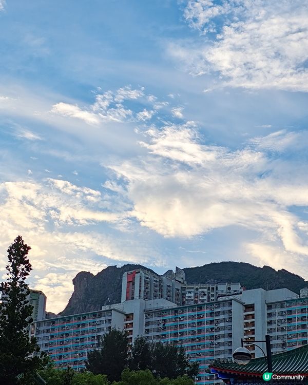 是日黃昏的獅子山好美🩷