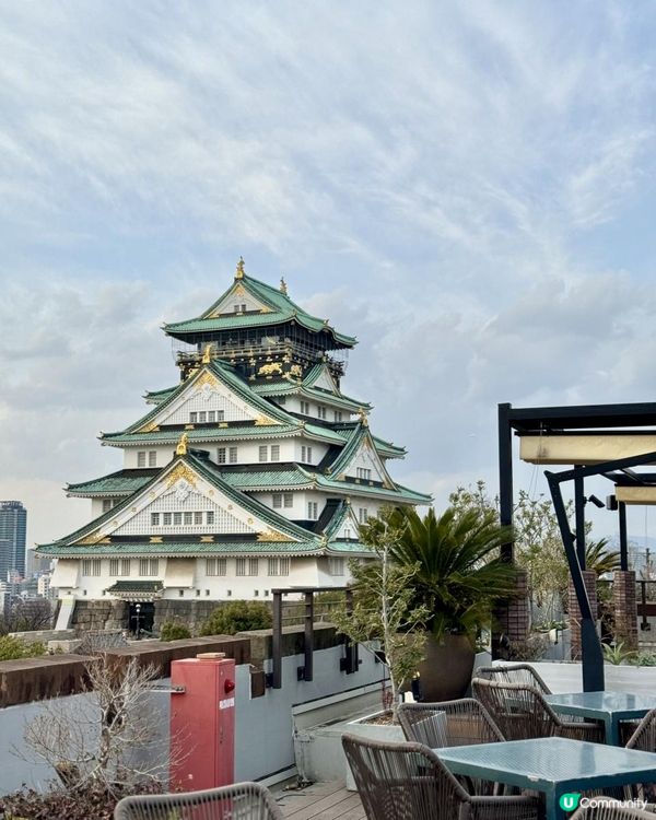 懷念那天望著大阪城的下午茶🫖🎌 