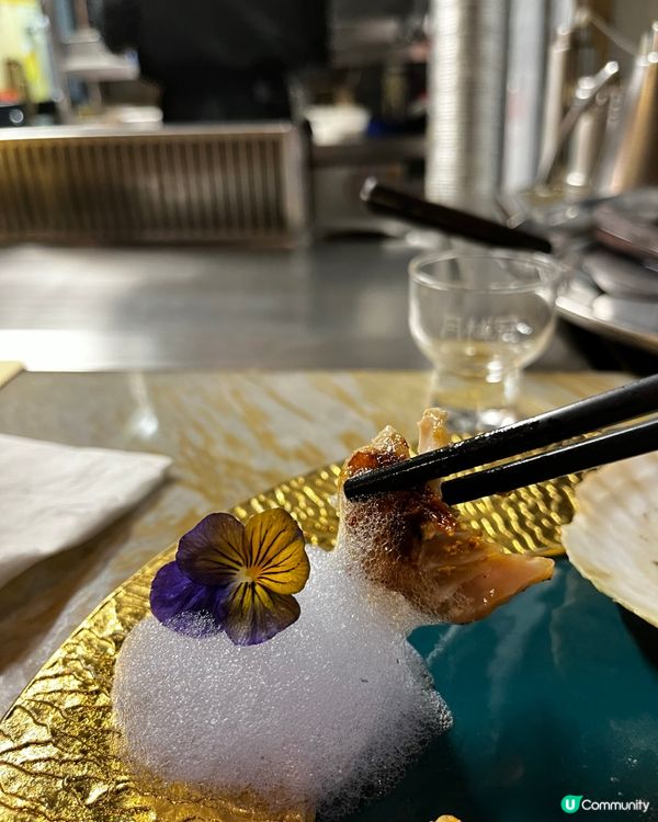 ✨充滿神秘氣息，omakase鐵板燒