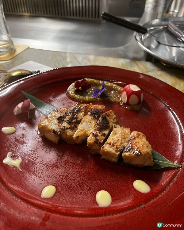 ✨充滿神秘氣息，omakase鐵板燒