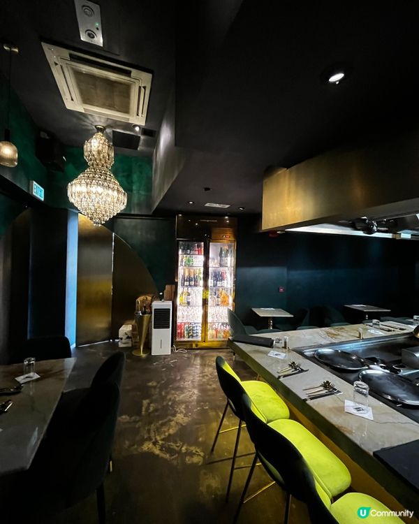 ✨充滿神秘氣息，omakase鐵板燒