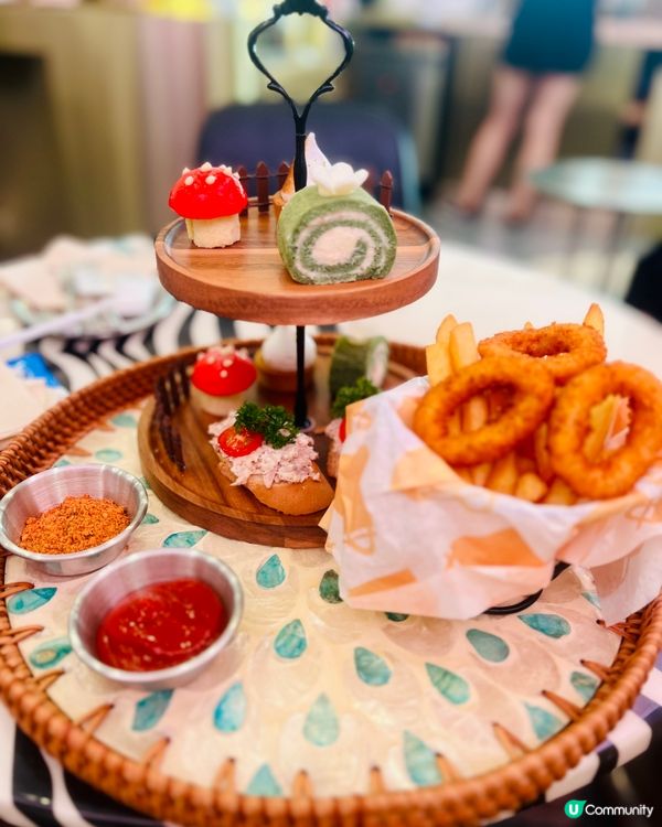 共聚Au Cafe，爸爸食件cake🧁Au Cafe歡樂港灣