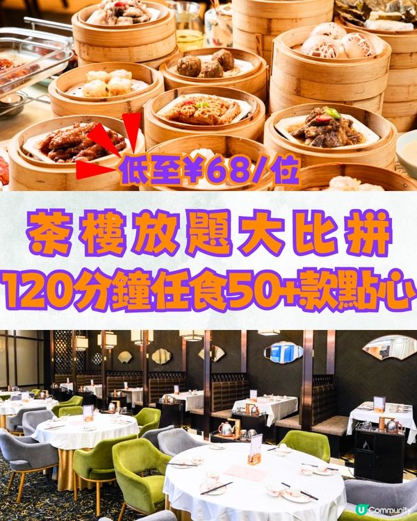 龍華區茶樓放題大比拼🆚120分鐘任食50+款點心🥧