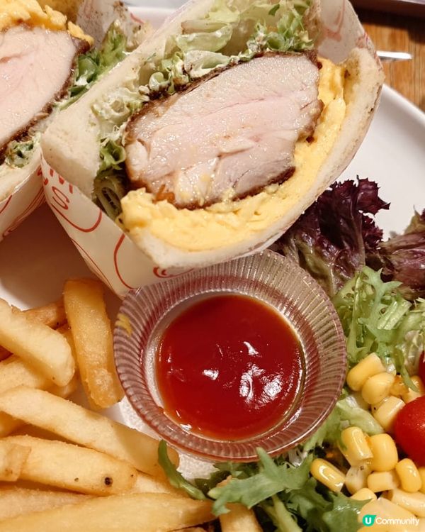 日本大熱炸三文治仲有好味定食 在荃灣小店隱世小店就可以食到