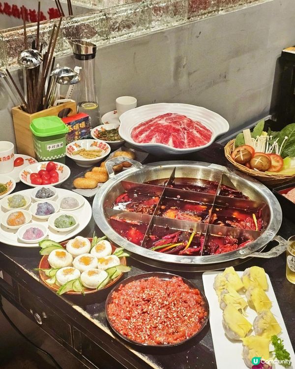 📍深圳必吃～百變蝦滑。憨孃孃重慶老火鍋🔥