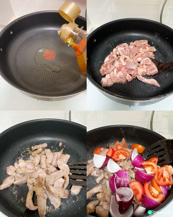 蕃茄洋蔥豬扒食譜～