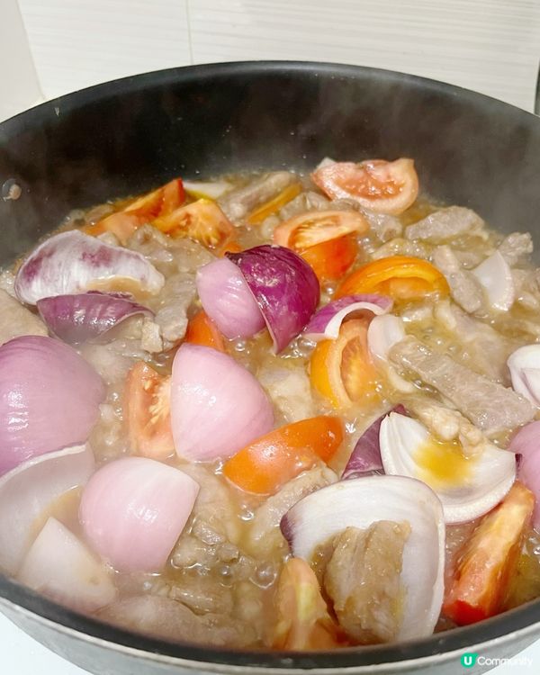 蕃茄洋蔥豬扒食譜～