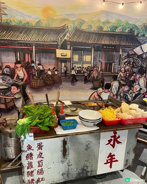 懷舊車仔檔+舊香港的場景@永年士多