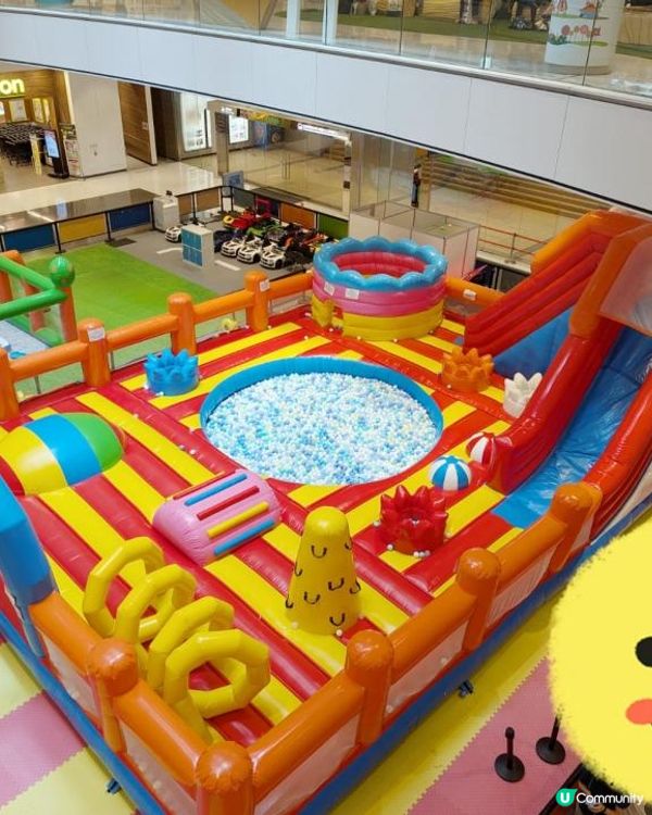 免費玩充氣彈床波波池&沙池 - D.Park 愉景新城