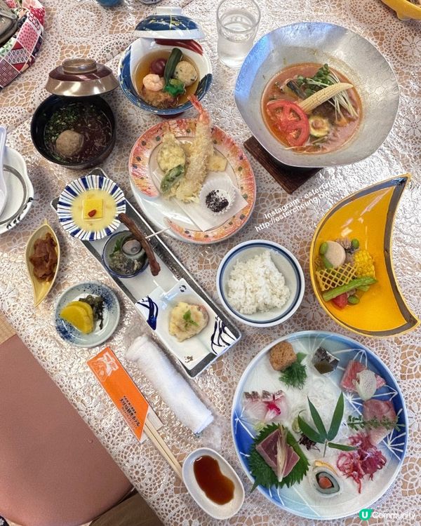 東京近郊 💕 銚子。犬吠埼潮の湯温泉🍱 好豐富嘅日式會席理