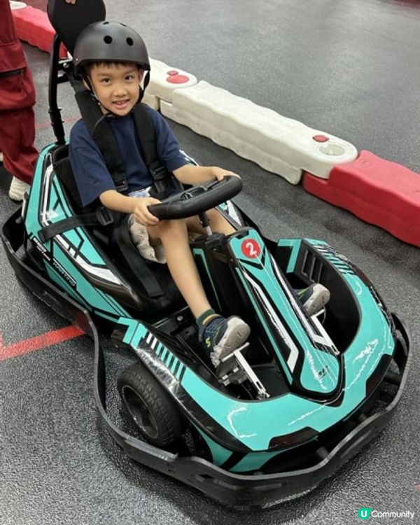 【 筍崗玩樂一天遊。體驗兒童版室内卡丁車 】