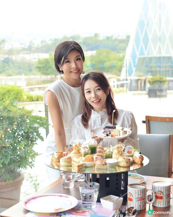 香港愉景灣酒店~下午茶(蠟筆小新主題)