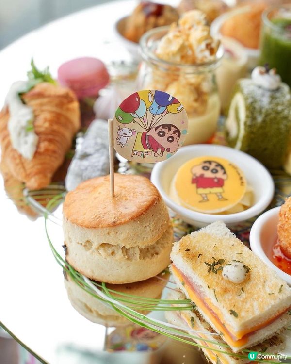 香港愉景灣酒店~下午茶(蠟筆小新主題)