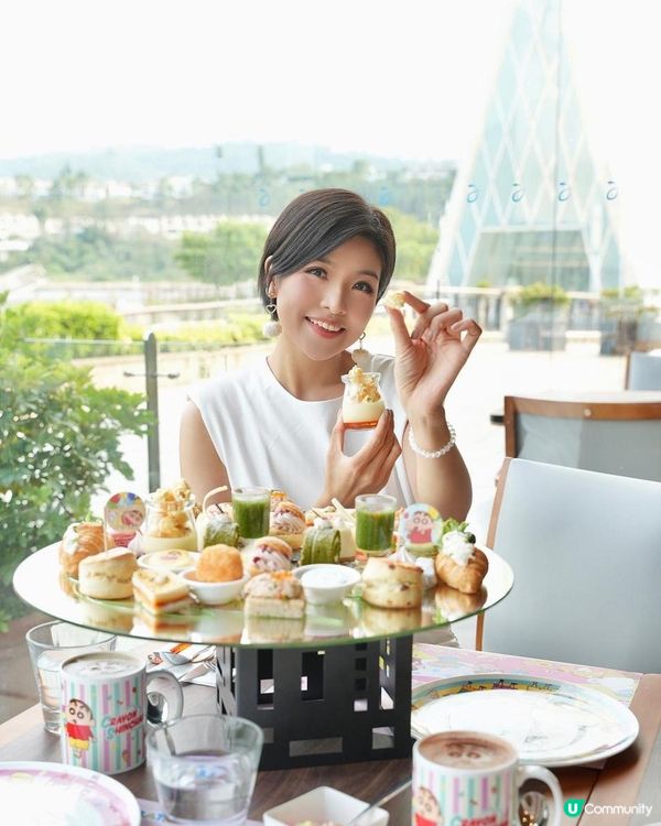 香港愉景灣酒店~下午茶(蠟筆小新主題)