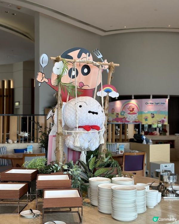 香港愉景灣酒店~下午茶(蠟筆小新主題)