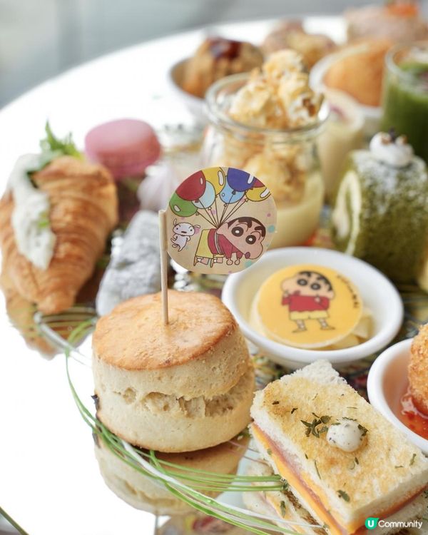 香港愉景灣酒店~下午茶(蠟筆小新主題)