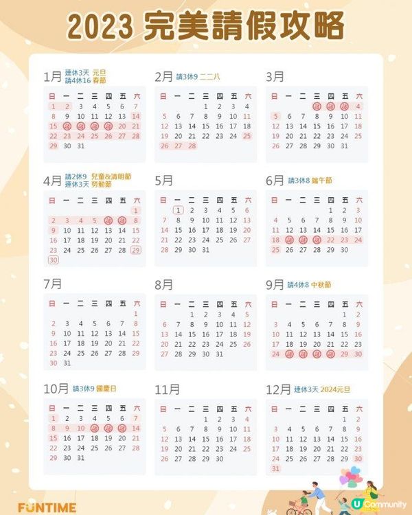 【2023請假攻略】老闆！我想出國！2023把握連假這樣玩