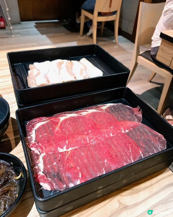 台灣 新北市新莊 壽喜燒一丁二代目 肉、蔬菜、飲品、甜點無限吃到飽 平日HKD$ 139，假日HKD$ 156