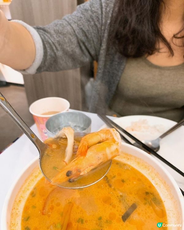 台灣/台北 泰讚泰式料理 便宜好吃 酸辣生蝦必點 每道HK$25元起 臨江夜市、通化夜市(MRT：紅線/信義安和站)