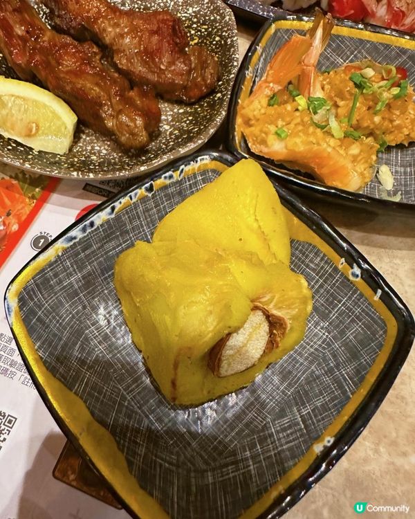 【榴連主題.日式放題任食. 刺身壽司熟食任揀🤤】