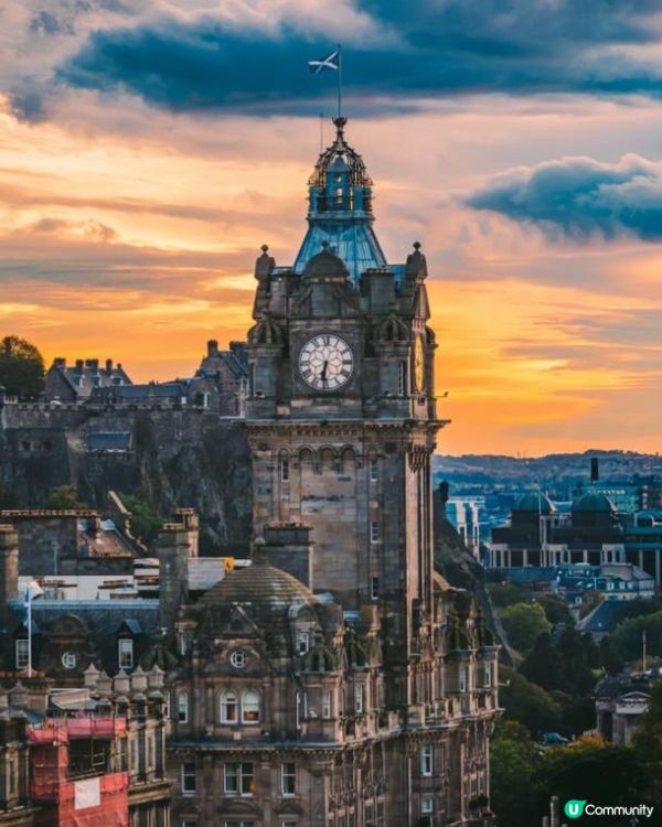 爱丁堡啊，呢個係英國嘅著名文化古城、蘇格蘭首府呀。