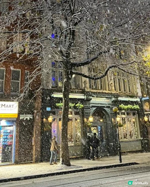 欣賞英國雪後仙境