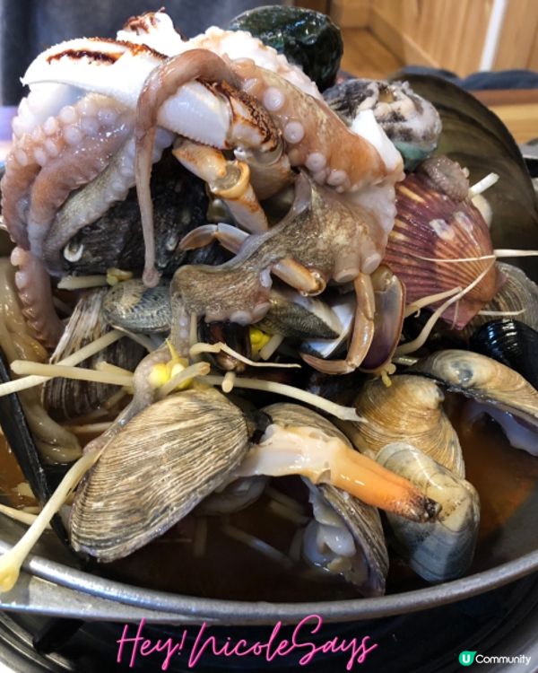 濟州島蓮洞美食｜三姓穴海鮮鍋｜超豐盛海鮮好好味