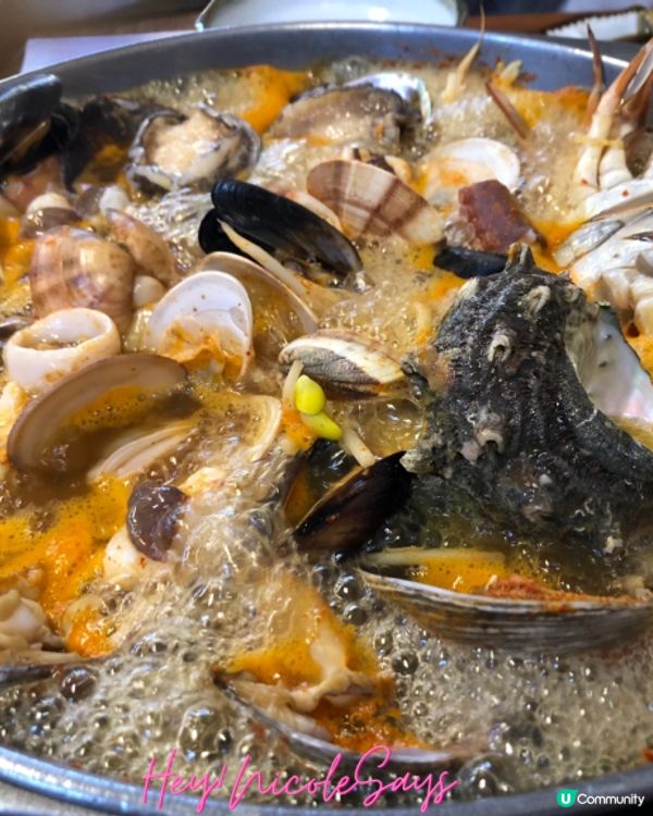 濟州島蓮洞美食｜三姓穴海鮮鍋｜超豐盛海鮮好好味