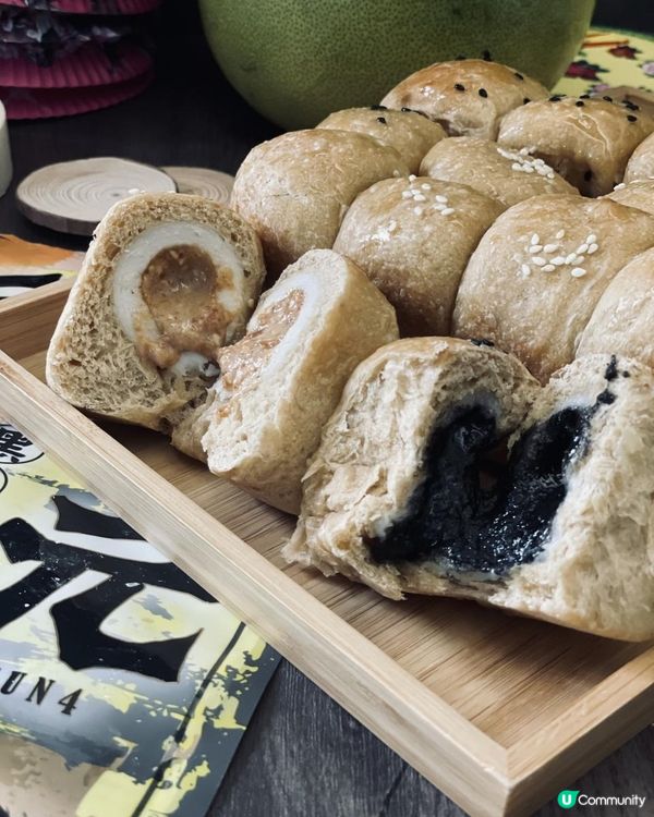 自家製@黑糖薑汁流心湯圓包🤍