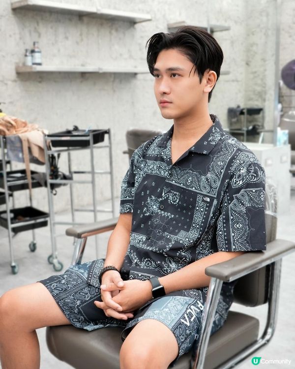 人森第一次在台灣剪漂染