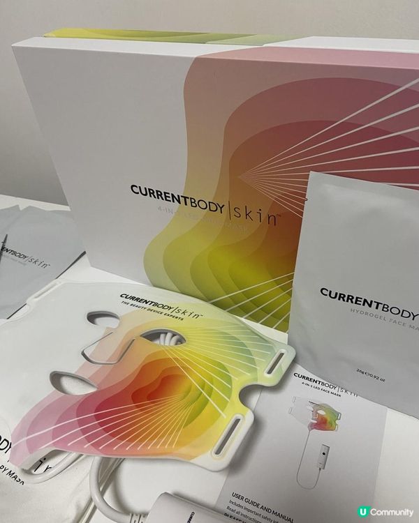 CurrentBody全新 4合1 LED 光療面膜儀🌈