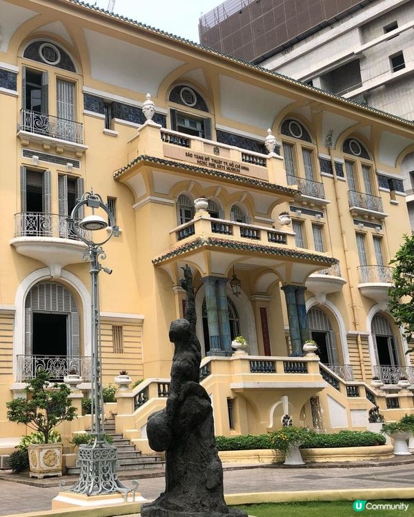 胡志明自由行—法式別墅浪漫建築【胡志明美術館 】