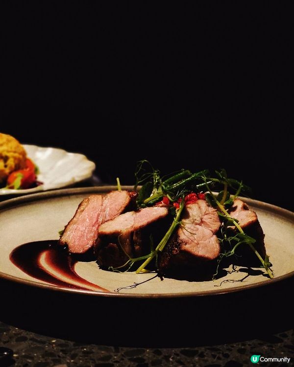 【尖沙咀晚餐】藝術風酒店餐廳|粉紅色的黑豚肉( ˙꒳˙ᐢ )✨