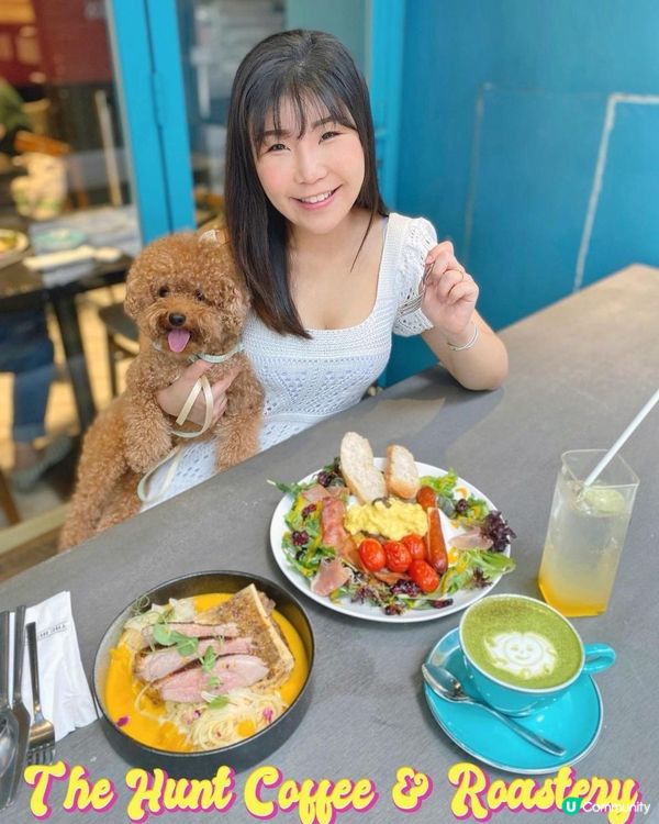 觀塘pet friendly cafe🐶x The Hunt Coffee & Roastery🌈