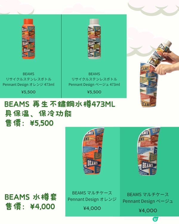 日本STARBUCKS聯乘BEAMS‼️20+新品🌟網購買到➡️