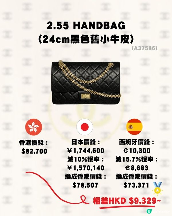 日本買Chanel便宜嗎？🤔15款手袋推薦💼大量保值款！呢個國家更抵買💰‼️