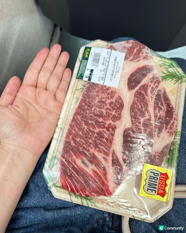 HK$58 💕 大大塊 🥩 美國 PRIME 肉眼牛扒 